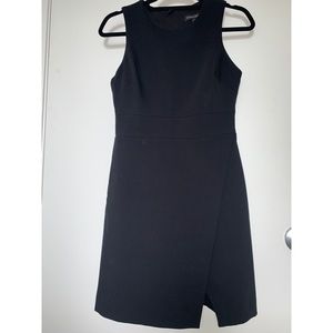 BLACK FOLD OVER BANANA REPUBLIC DRESS CASUAL
